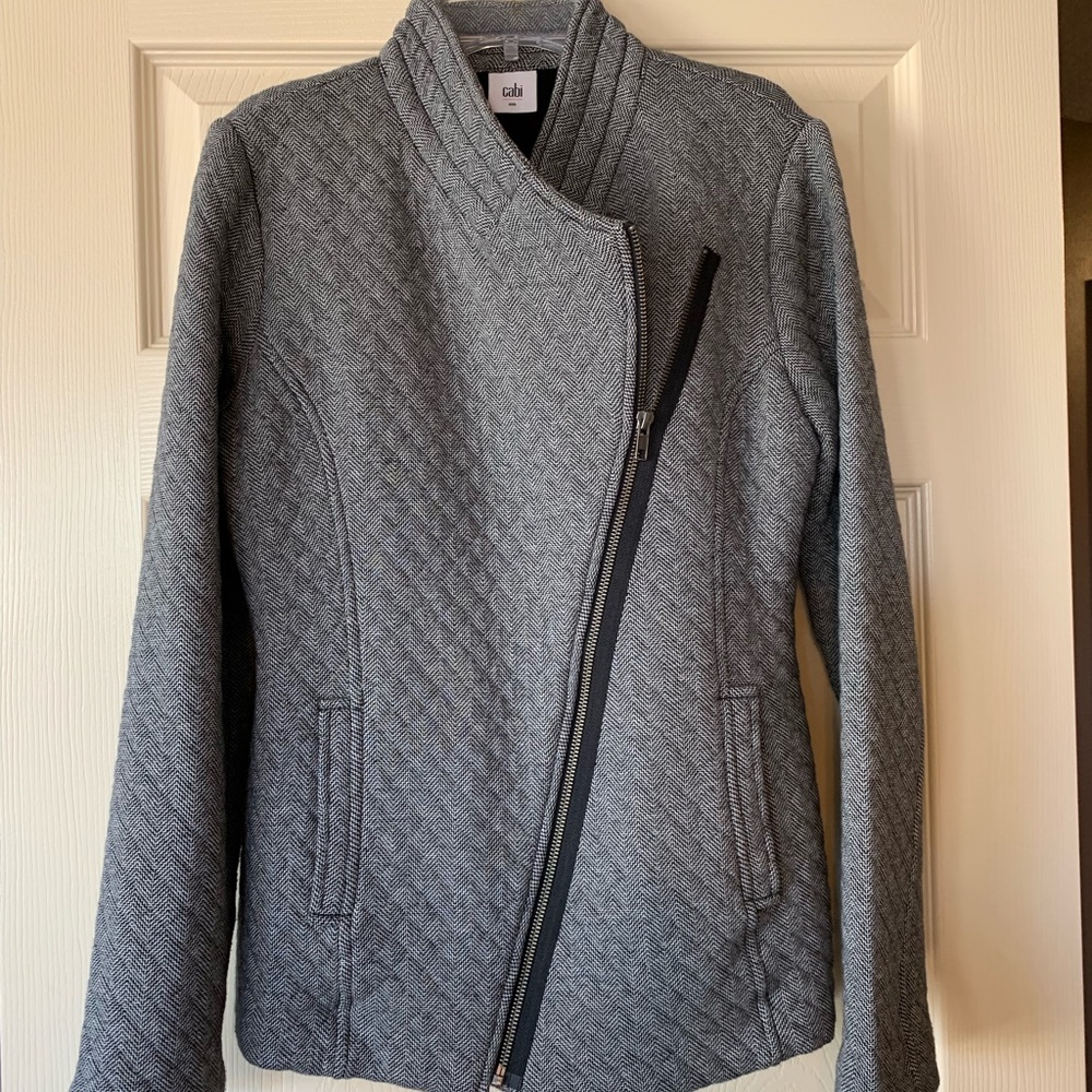 Cabi Quilted Moto Jacket Fall ‘15 sz Small